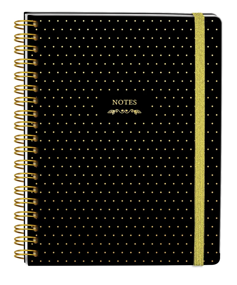 VJ DEFTER SERT KAPAK SPİRALLİ 17x24 Cm. 90 Gr. 96 YP. NOKTALI 123-0053
