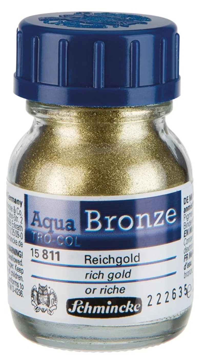 SCHMİNCKE AQUA BRONZE SULU BOYA YALDIZ PİGMENT 20 ML 811 RİCH GOLD 15811032