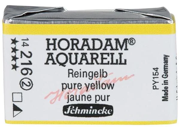SCHMİNCKE HORADAM AQUARELL ARTİST SULU BOYA TAM TABLET SERİ 2 216 PURE YELLOW 14216043