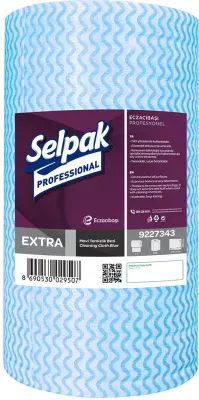SELPAK MAVİ TEMİZLİK BEZİ EXTRA 21.5x33 CM 100 LÜ 7904168