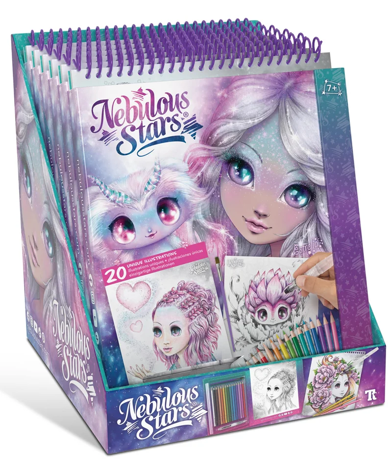 NEBULOUS STARS 11133 WATERCOLORING BOOK SET 6 LI 6932
