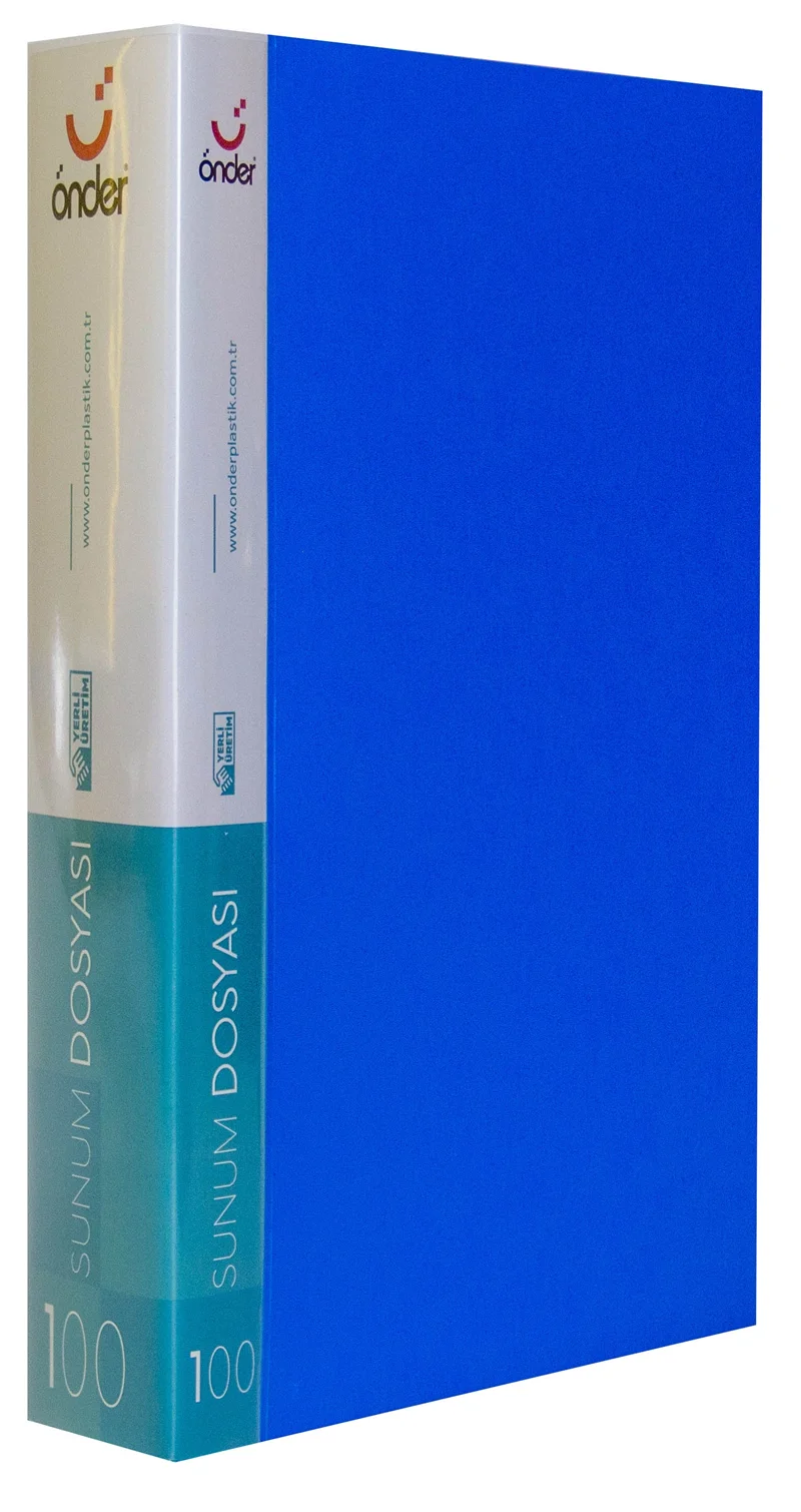 ÖNDER SUNUM DOSYASI PP A4 100 LÜ MAVİ 1100-1