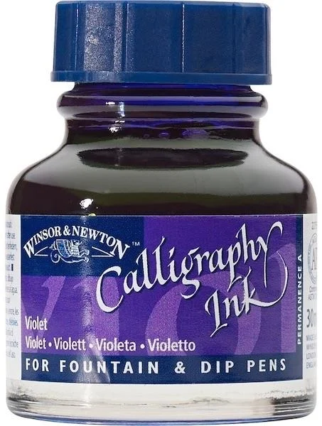 W&amp;N KALİGRAFİ MÜREKKEBİ CALLIGRAPHY INK 30 ML VIOLET 688 WN-1111688