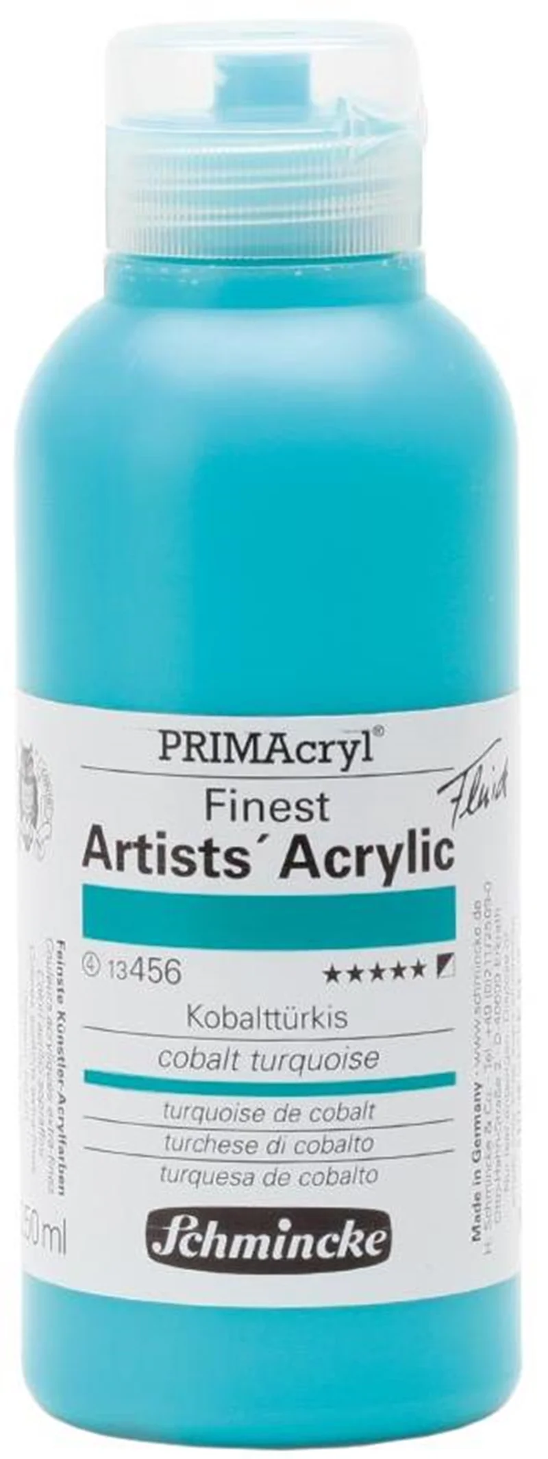 SCHMİNCKE PRİMACRYL ARTİST AKRİLİK BOYA 250 ML SERİ 2 456 COBALT TURQUOİSE 13456027