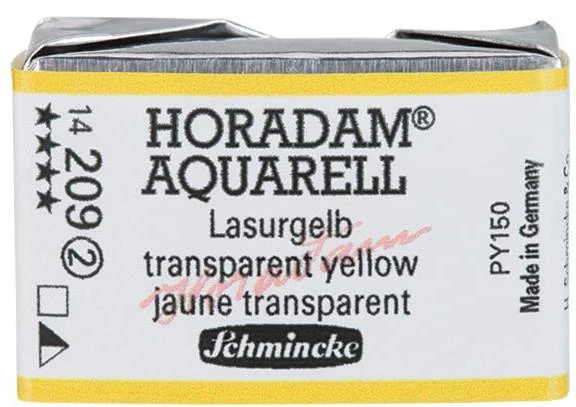 SCHMİNCKE HORADAM AQUARELL ARTİST SULU BOYA TAM TABLET SERİ 2 209 TRANSLUCENT YELLOW 14209043