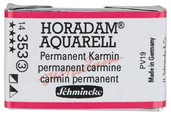 SCHMİNCKE HORADAM AQUARELL ARTİST SULU BOYA TAM TABLET SERİ 3 353 PERMANENT CARMİNE 14353043