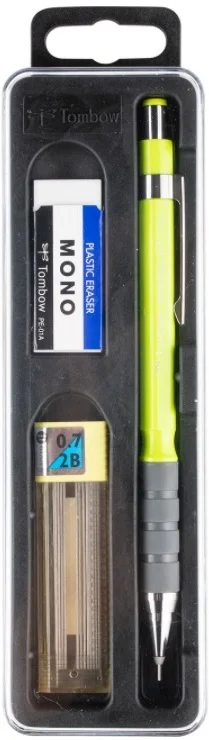 TOMBOW VERSATİL KALEM SH-300 GRIP OKUL SETİ 0.7 LİMON YEŞİLİ KUTULU T-SH-GR51 R7.K3