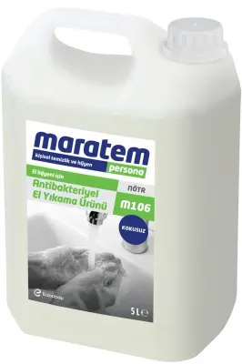 MARATEM M106 ANTİBAKTERİYEL EL YIKAMA ÜRÜNÜ 5L 7500141