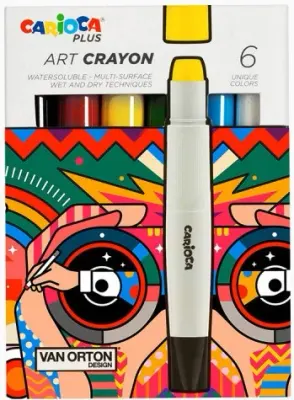 CARIOCA PLUS ART CRAYON BOYA 6 LI 45212