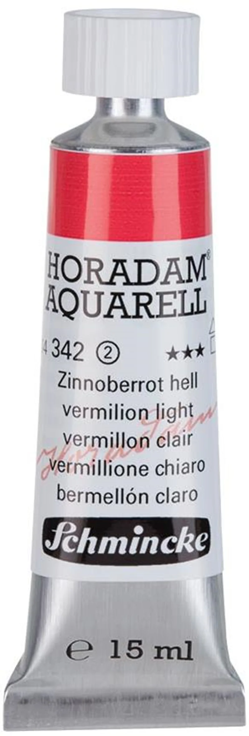 SCHMİNCKE HORADAM AQUARELL ARTİST SULU BOYA 15 ML TÜP SERİ 2 342 VERMİLİON LİGHT 14342006