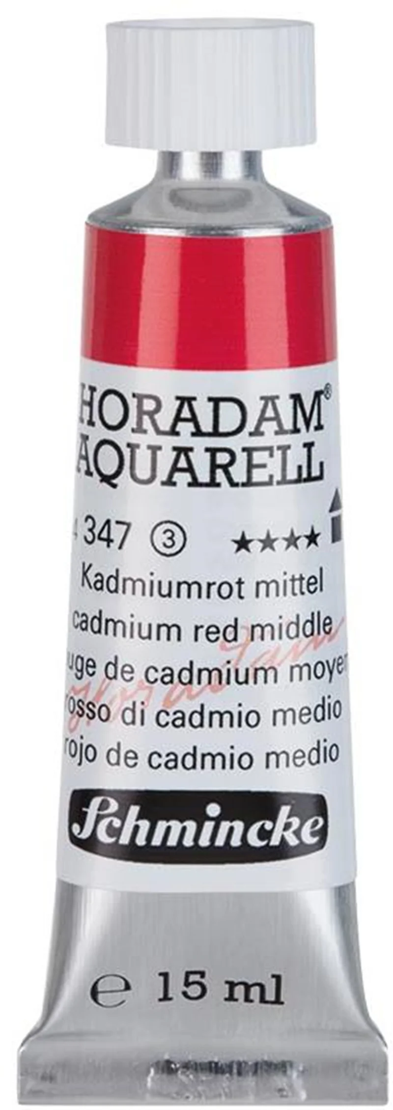 SCHMİNCKE HORADAM AQUARELL ARTİST SULU BOYA 15 ML TÜP SERİ 3 347 CADMİUM RED MİDDLE 14347006