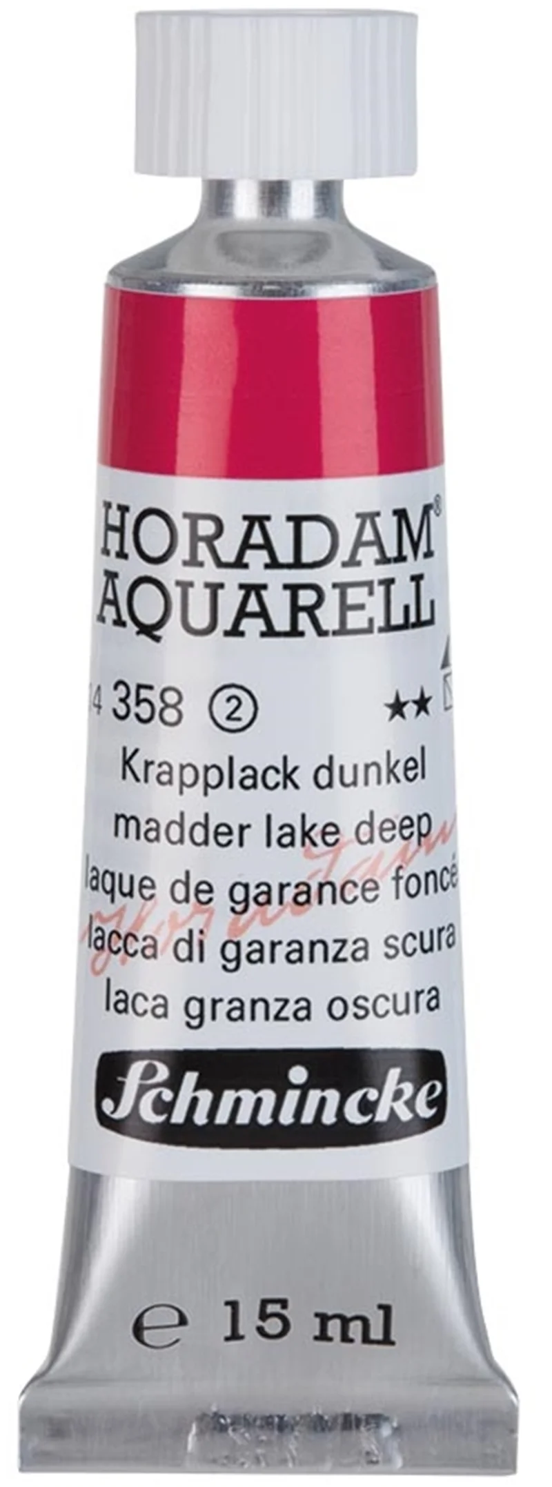 SCHMİNCKE HORADAM AQUARELL ARTİST SULU BOYA 15 ML TÜP SERİ 2 358 MADDER LAKE DEEP 14358006