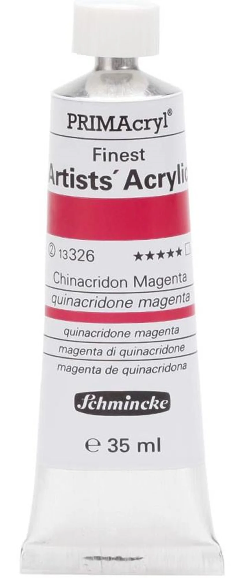 SCHMİNCKE PRİMACRYL ARTİST AKRİLİK BOYA 35 ML SERİ 2 326 QUİNACRİDONE MAGENTA 13326009