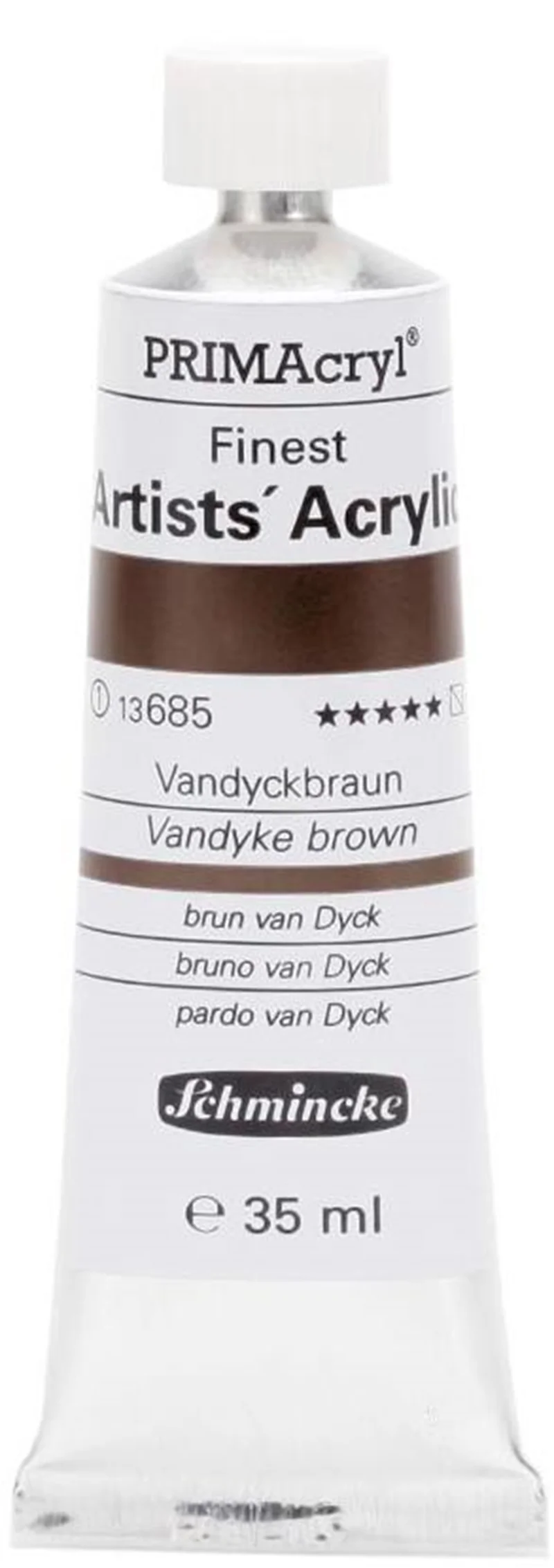 SCHMİNCKE PRİMACRYL ARTİST AKRİLİK BOYA 35 ML SERİ 1 NO :685VANDYKE BROWN 13685009