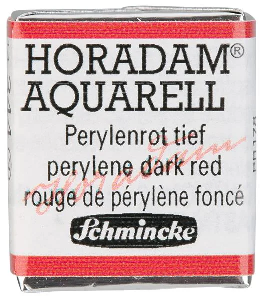 SCHMİNCKE HORADAM AQUARELL ARTİST SULU BOYA PERYLENE DARK RED 1/2 TAB. 14344044