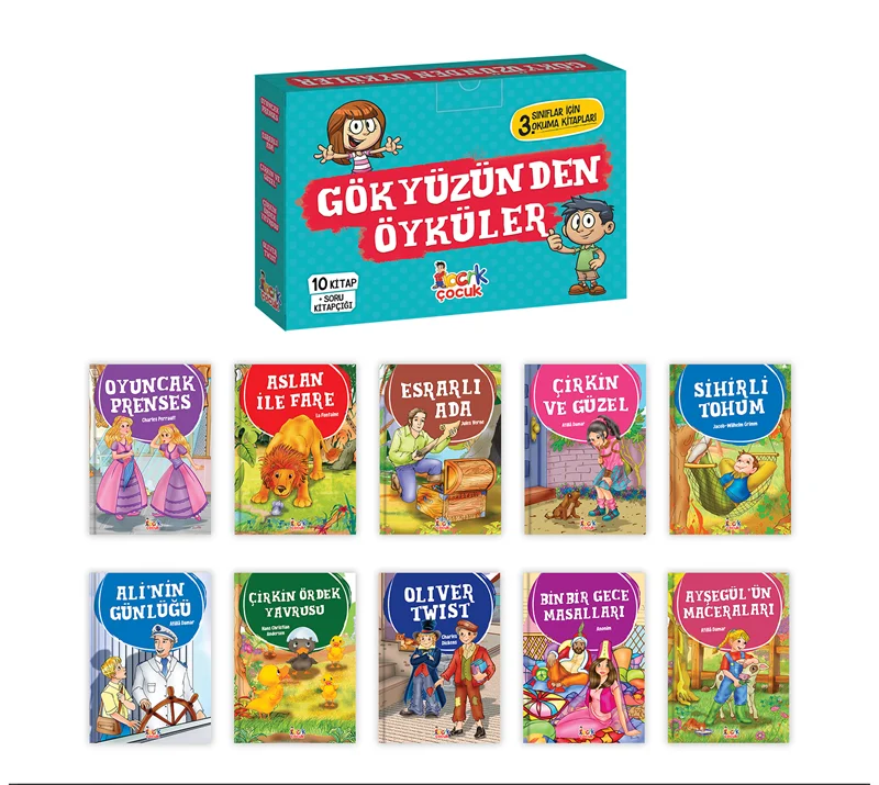 BICIRIK - GÖKYÜZÜNDEN ÖYKÜLER (10 KİTAP+SK)