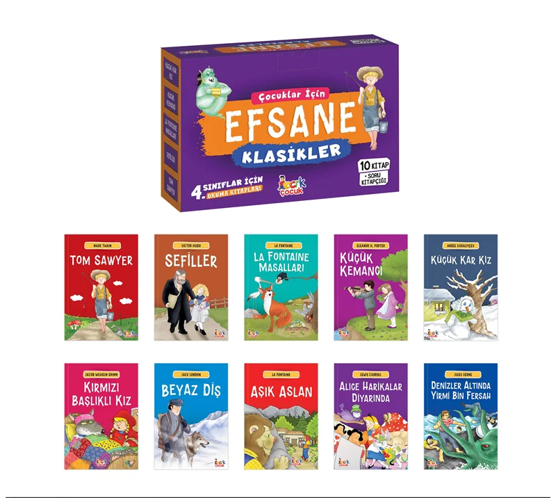 BICIRIK - EFSANE KLASİKLER ÇOCUKLAR İÇİN (10 KİTAP+SK)