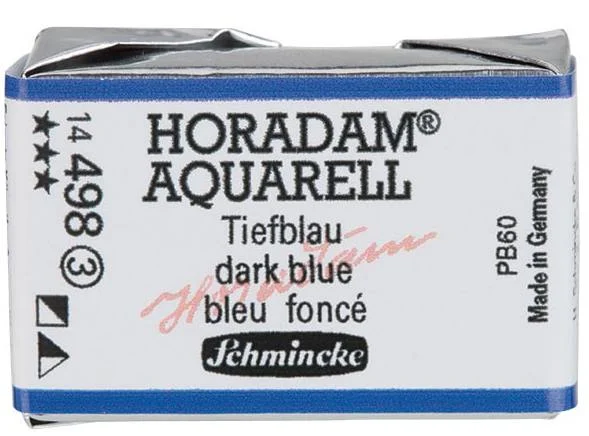 SCHMİNCKE HORADAM AQUARELL ARTİST SULU BOYA TAM TABLET SERİ 3 498 DARK BLUE INDİGO 14498043