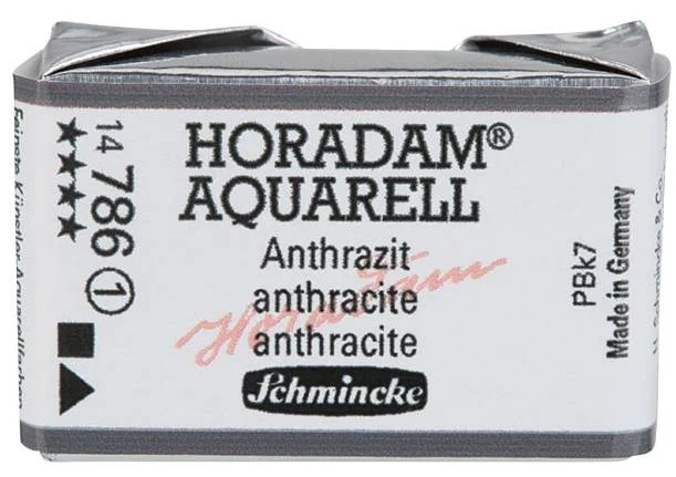 SCHMİNCKE HORADAM AQUARELL ARTİST SULU BOYA TAM TABLET SERİ 1 786 CHARCOAL GREY 14786043