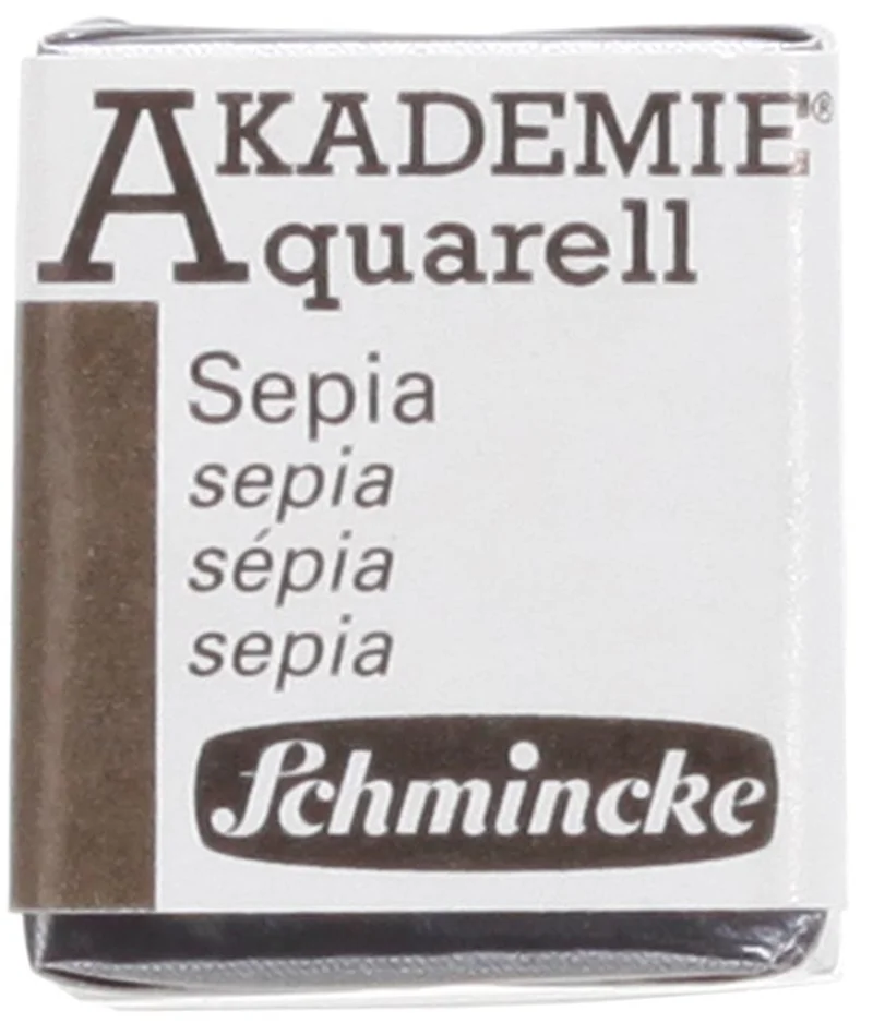 SCHMİNCKE AKADEMİE AQUARELL YARIM TABLET SULU BOYA 665 SEPİA 16665044