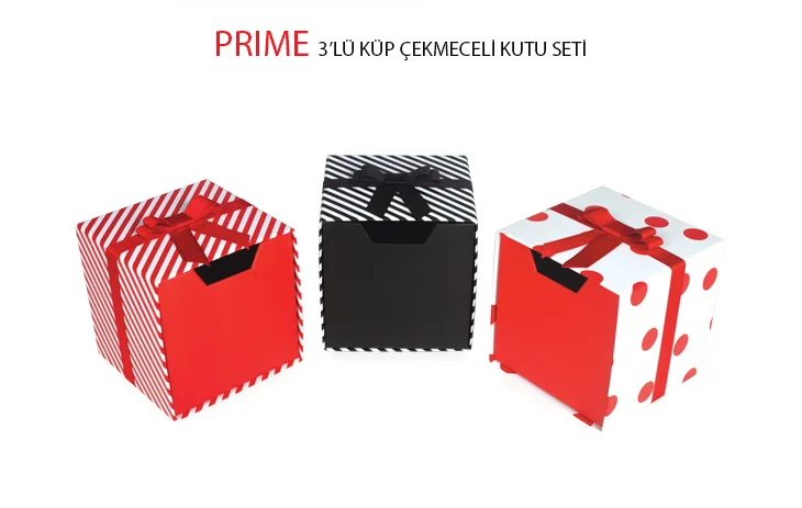 GIPTA PRIME KÜP ÇEKMECELİ 3 LÜ KUTU SETİ 4-BX18470-2161