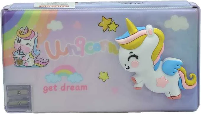 UNICK COLOR KALEM ÇANTASI UNICORN FİGÜRLÜ GENİŞ 7648