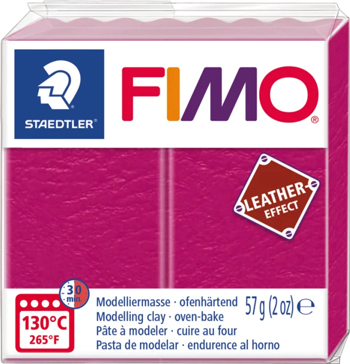 FIMO EFFECT DERİ MODELLEME KİLİ 57 GR VİŞNE 8010-229