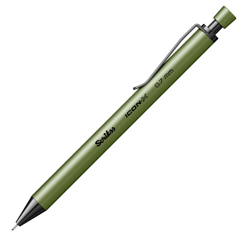 SCRIKSS OFFICE VERSATİL KALEM ICON-X METAL 0.7 YEŞİL
