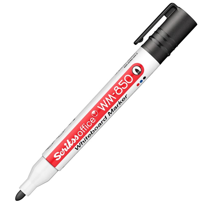 SCRIKSS OFFICE BEYAZ TAHTA KALEMİ WM-850 SİYAH