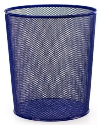 MAS ÇÖP KOVASI METAL TAM DELİKLİ 10 LT LACİVERT 854
