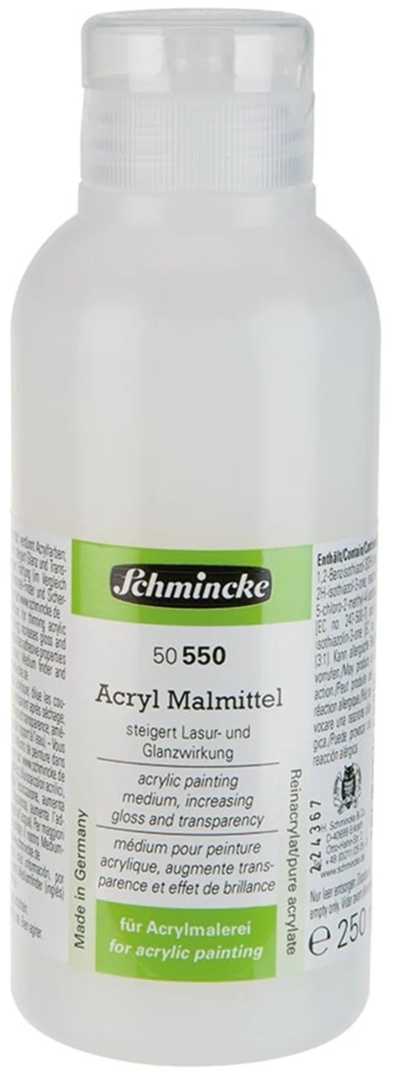 SCHMİNCKE MEDİUM 550 MALMİTTEL AKRİLİK BOYAMA MEDYUMU 250 ML 50550027