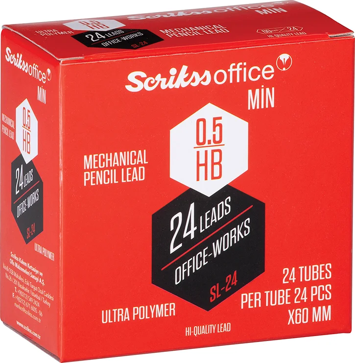 SCRIKSS OFFICE MİN SL-24 0.5 HB 24 LÜ KUTU