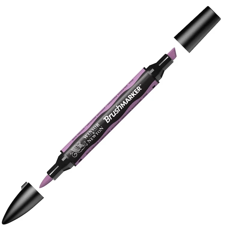W&amp;N PROMARKER BRUSH KALEM WILD ORCHID 323 WN-0204323