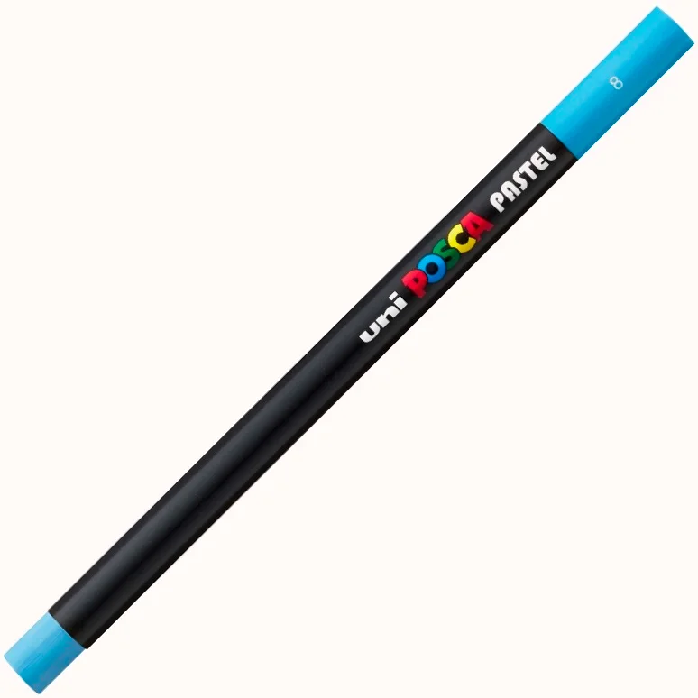 UNİ PASTEL BOYA POSCA AÇIK MAVİ KPA-100