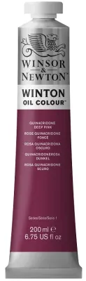 W&amp;N YAĞLI BOYA WINTON 200 ML QUINACRIDONE DEEP PINK 250 WN-1437250