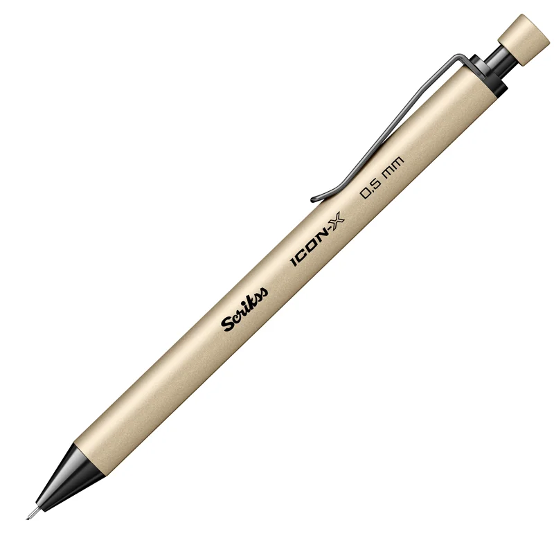 SCRIKSS OFFICE VERSATİL KALEM ICON-X METAL 0.5 BEJ