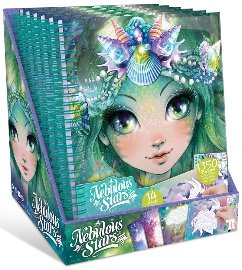 NEBULOUS STARS DEFTER CREATIVE BOOK - STICKER BY NUMBER 6 LI 6953
