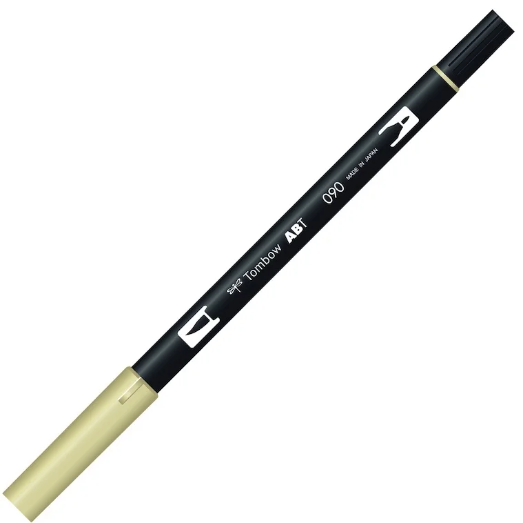 TOMBOW AB-T DUAL BRUSH PEN GRAFİK KALEMİ LEMON CREAM (090) T-AB-T 090