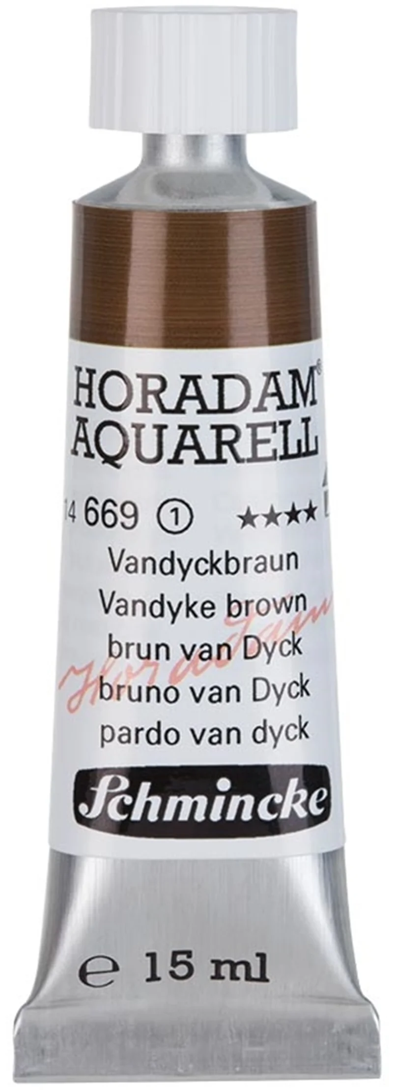 SCHMİNCKE HORADAM AQUARELL ARTİST SULU BOYA 15 ML TÜP SERİ 1 669 VANDYKE BROWN 14669006