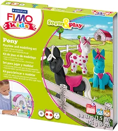 FIMO KIDS MODELLEME KİLİ SET F&amp;P PONY 8034 08 LZ02