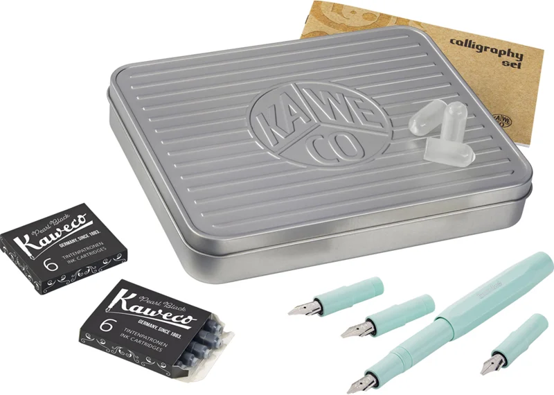 KAWECO KALİGRAFİ KALEMİ SETİ MİNT 10001248