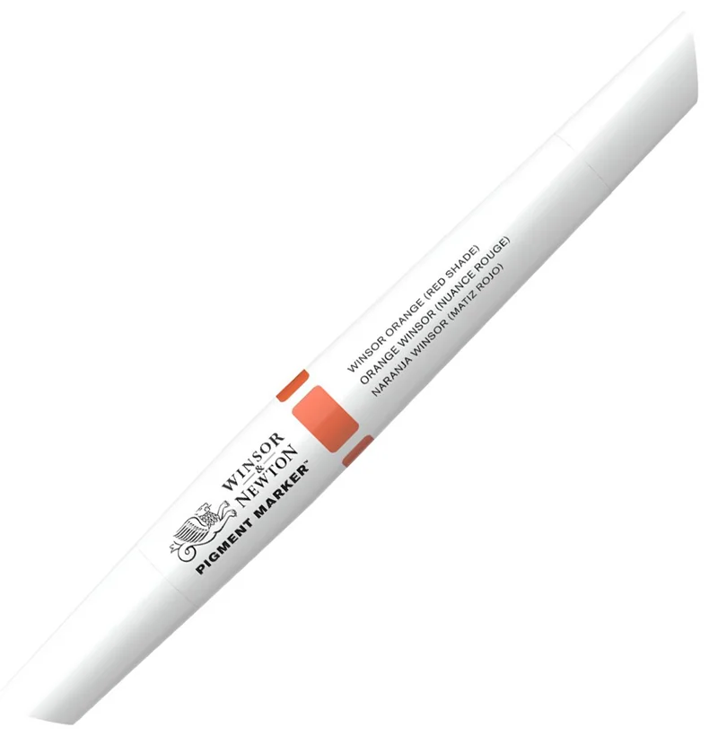 W&amp;N PIGMENT MARKER WINSOR ORANGE LIGHT RED SH 013 WN-0202013