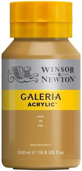 W&amp;N AKRİLİK BOYA GALERIA 500 ML GOLD (METALİK) 283 S.2 WN-2150283