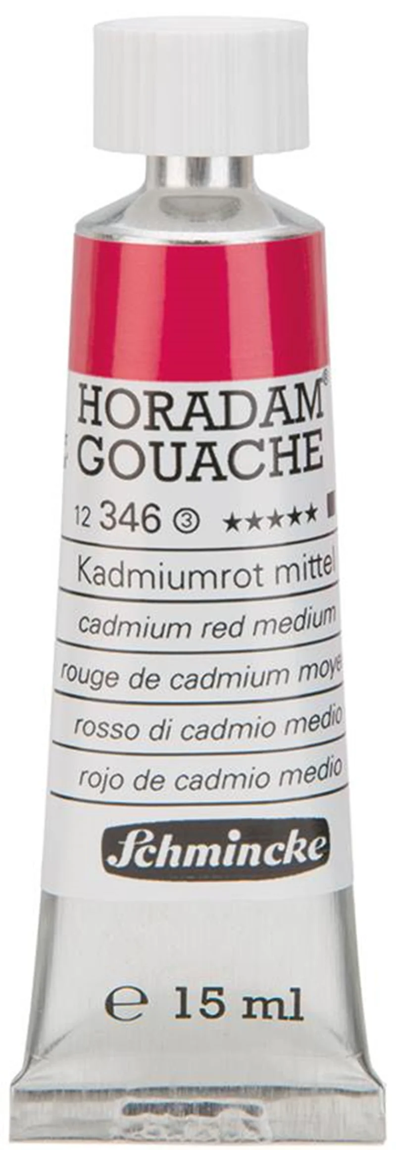 SCHMİNCKE HORADAM GOUACHE ARTİST GUAJ BOYA 15 ML SERİ 3 346 CADMİUM RED MİDDLE 12346006