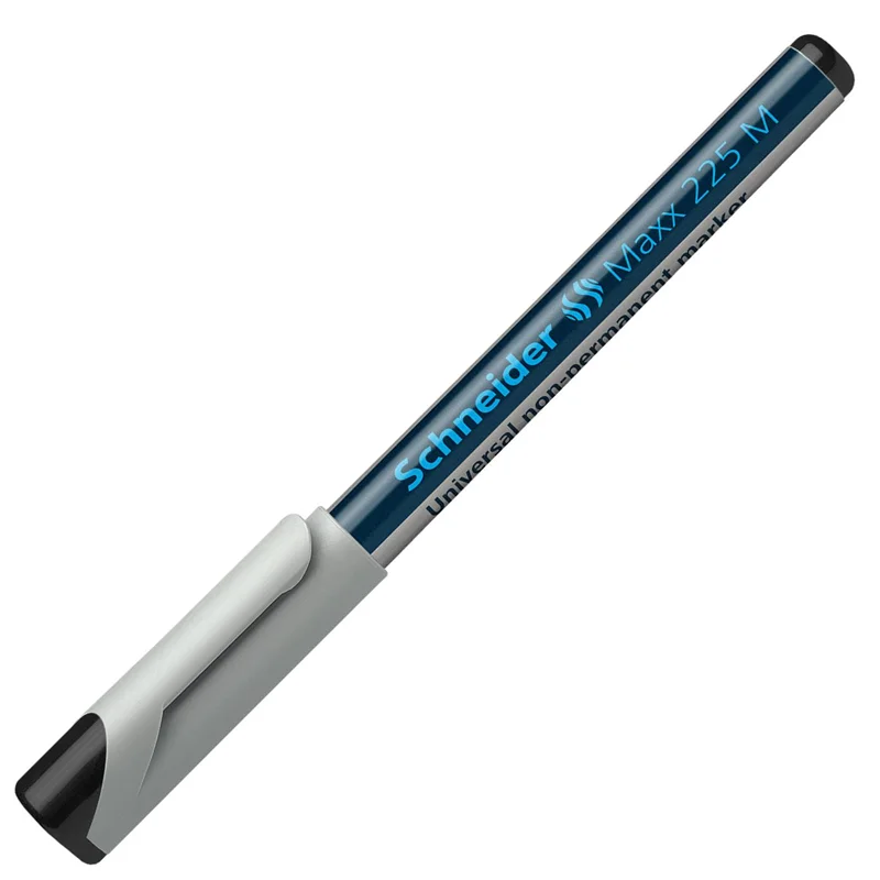 SCHNEIDER ASETAT KALEMİ MAXX 225 M SİLİNEBİLİR 1.0 SİYAH SCP07