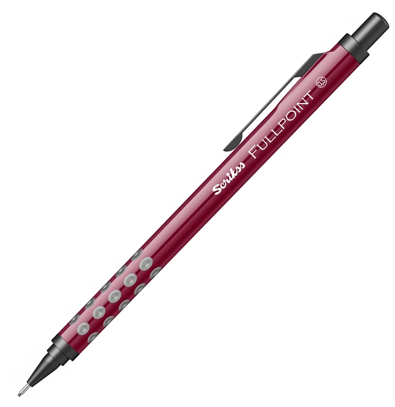 SCRIKSS OFFICE VERSATİL KALEM FULL POINT BLACK EDITION 0.5 KIRMIZI