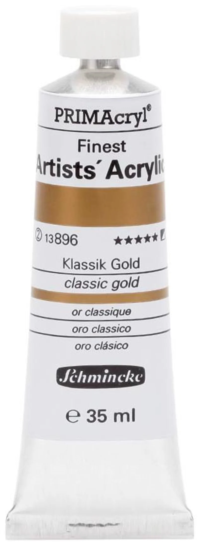 SCHMİNCKE PRIMACRYL ARTİST AKRİLİK BOYA 35 ML SERİ 2 896 CLASSİC GOLD 13896009