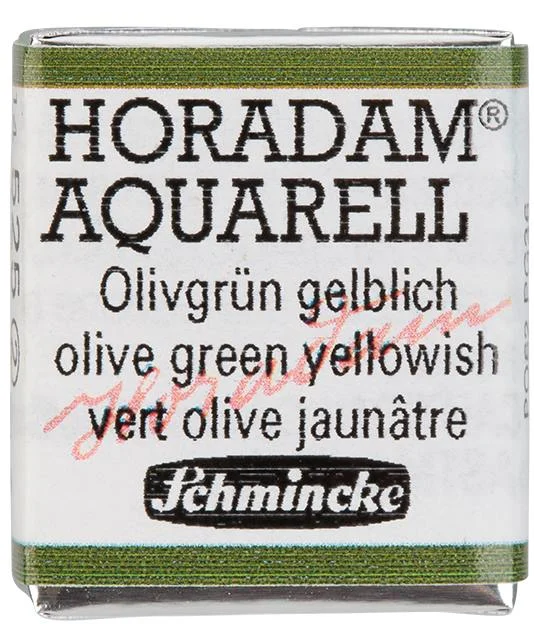 SCHMİNCKE HORADAM AQUARELL ARTİST SULU BOYA OLİVE GREEN YELLOWİSH 1/2 TAB. 14525044