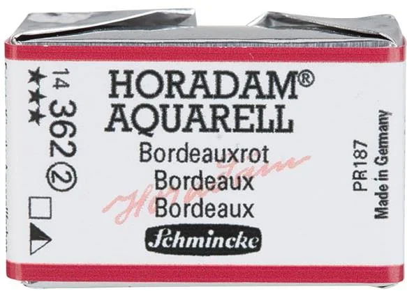 SCHMİNCKE HORADAM AQUARELL ARTİST SULU BOYA TAM TABLET SERİ 2 362 BORDEAUX 14362043