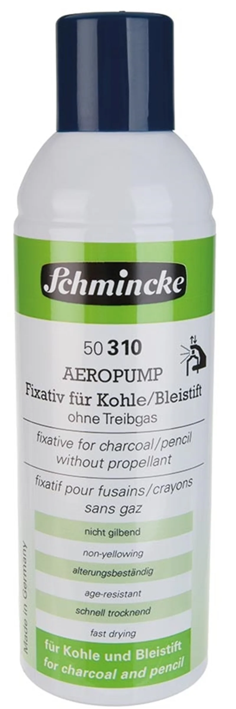 SCHMİNCKE MEDİUM 310 FİXATİVE FOR PENCİL CHARCOAL KÖMÜRKALEM VE KARAKALEM FİKSATİFİ 350 ML 50310040